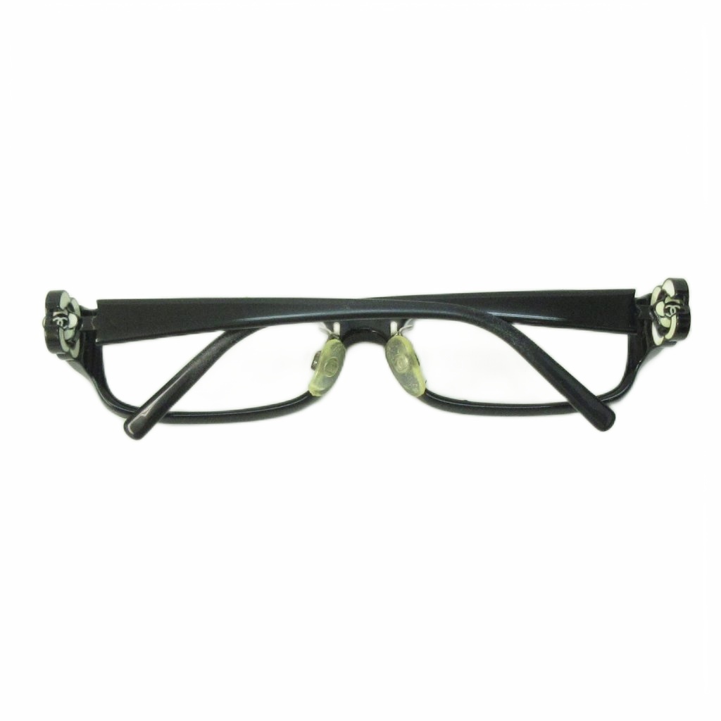 CHANEL シャネル メガネ カメリア ブラック 3131 度入り