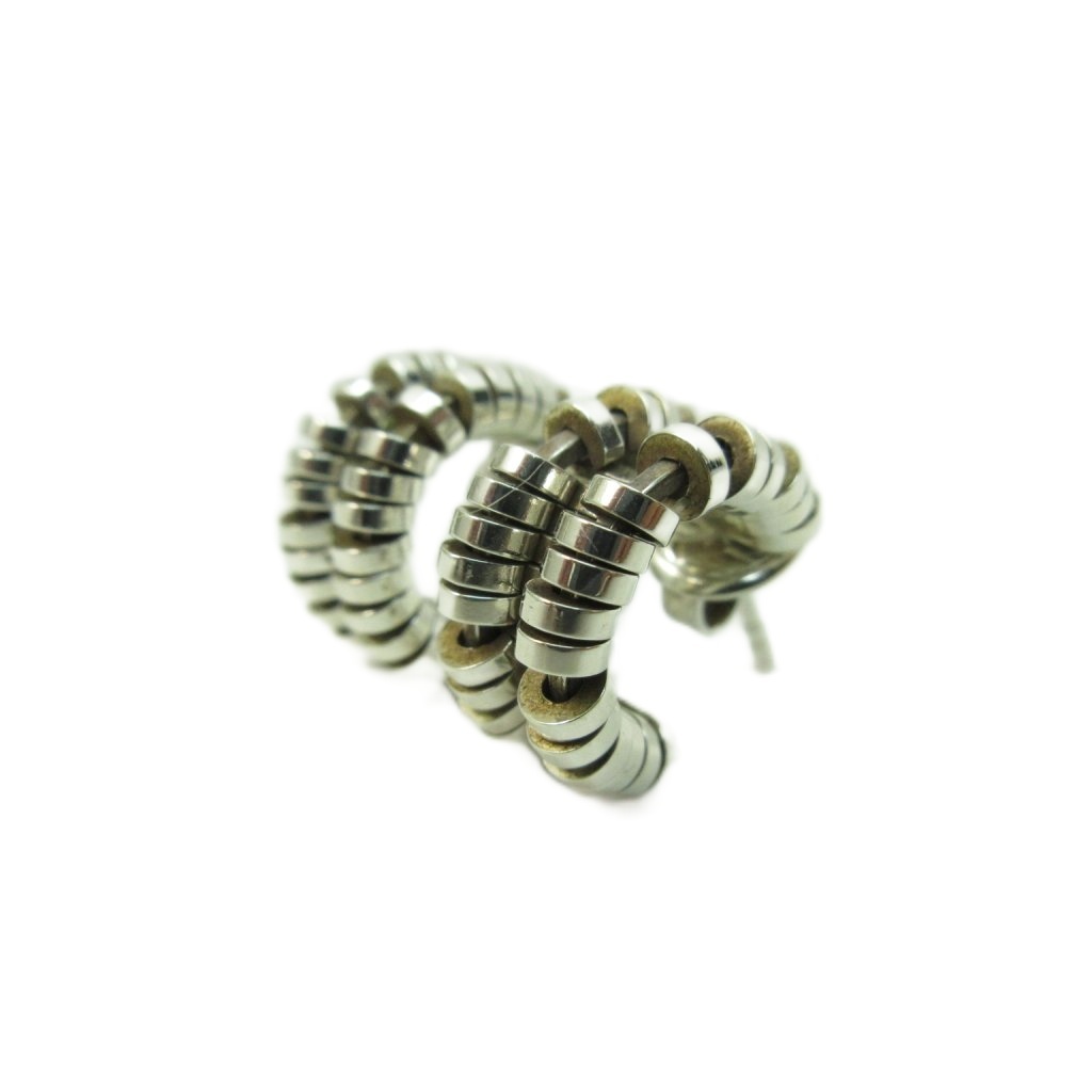 ボッテガヴェネタ ピアス 両耳 ハート フープ BOTTEGA VENETA ミニ