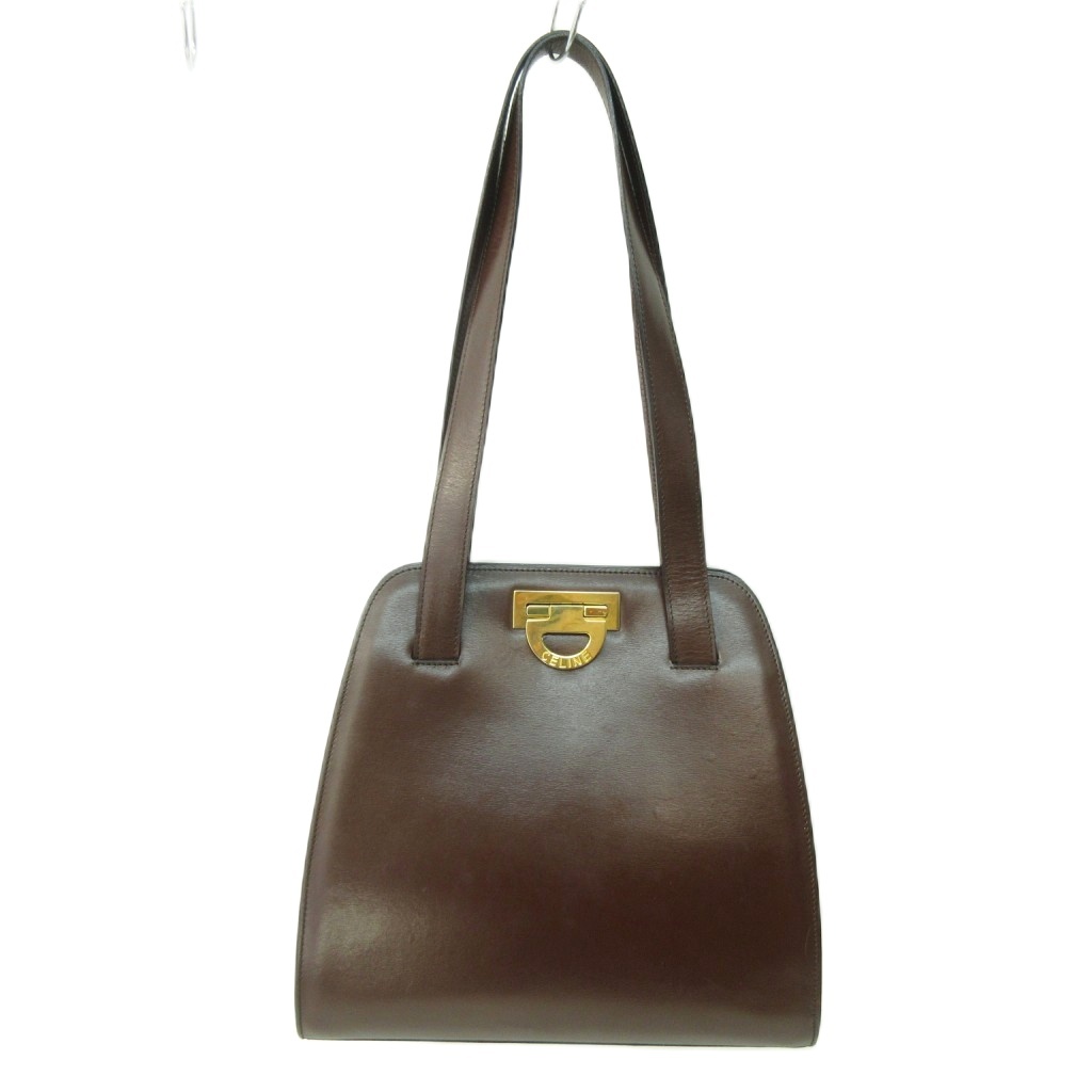 セリーヌ CELINE ヴィンテージ ショルダーバッグ トートバッグ カーフ 