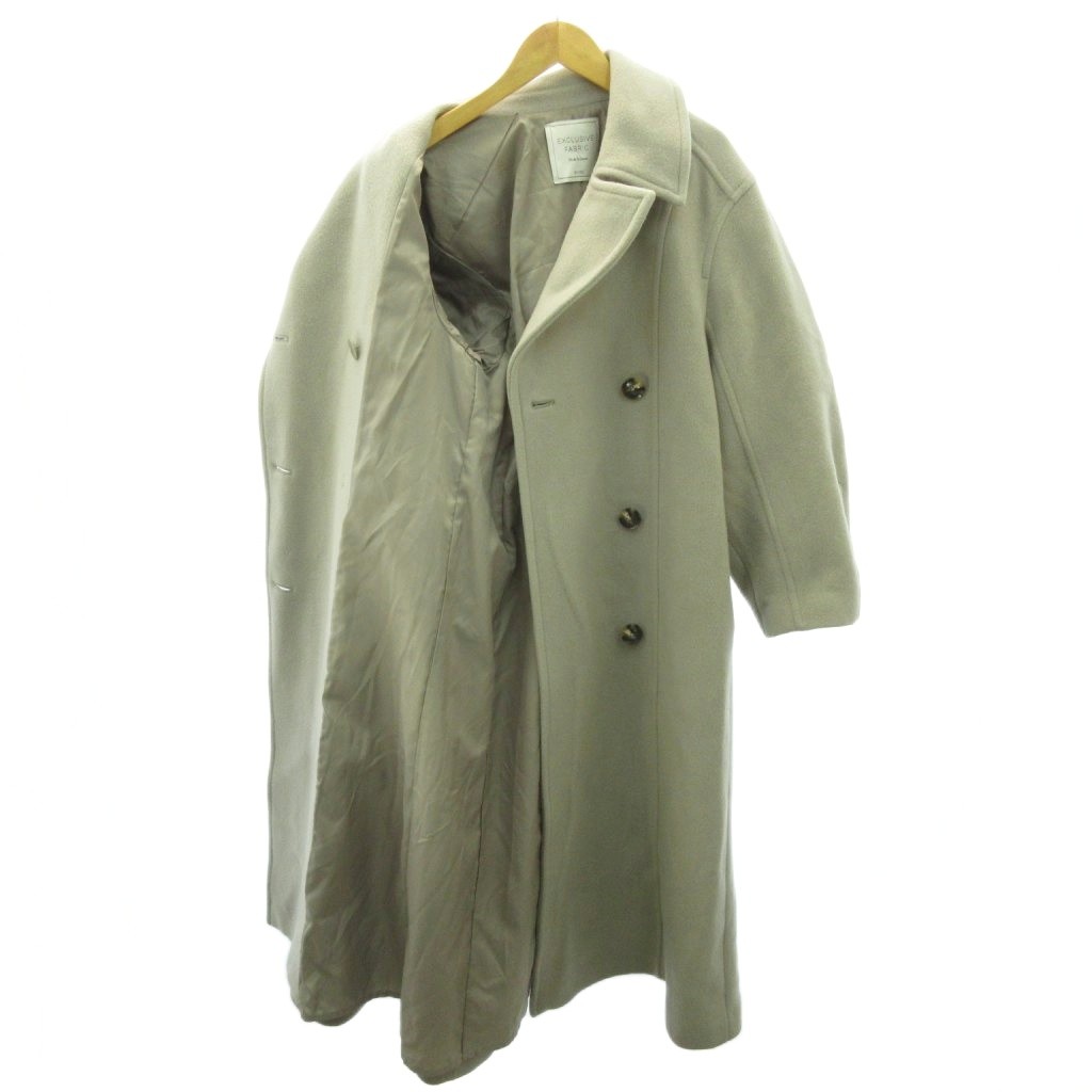 スナイデル SNIDEL ロングコート新品タグ付き ブローチ付きシャギーロングコート（チェスターコート）｜SNIDEL