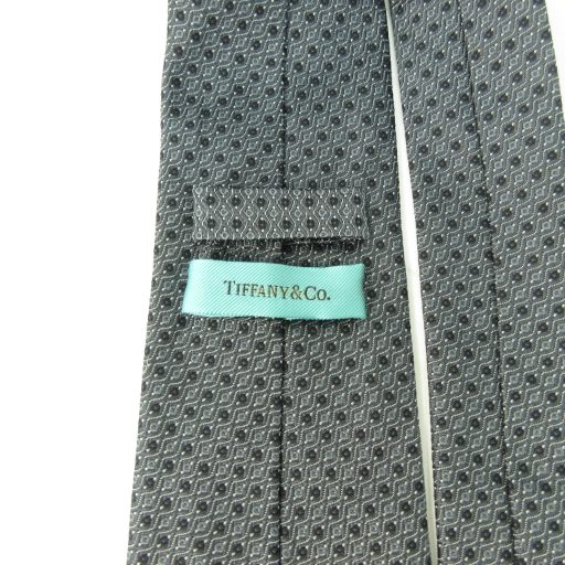 未使用品 ティファニー TIFFANY & CO. 新品同様 総柄 ネクタイ