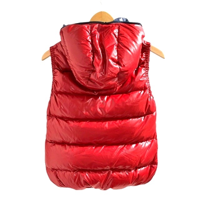 DUVETICA デュベティカ ダウンベスト ダウンジャケット ファー レッド デュベティカ DUVETICA フェベラドゥエ FEBERADUE 美品 ダウンベスト