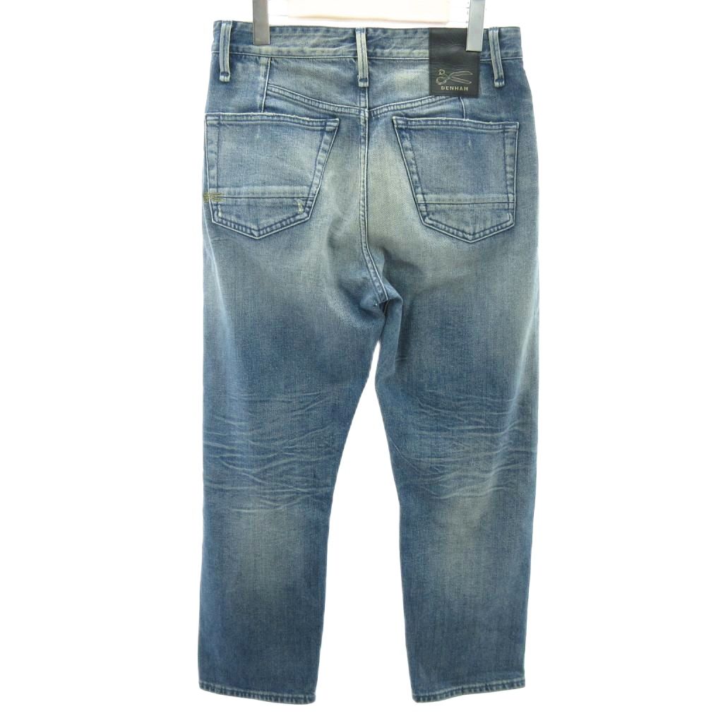 デンハム DENHAM 近年 CROP LOW CROTCH ダメージ加工 デニム ジーンズ