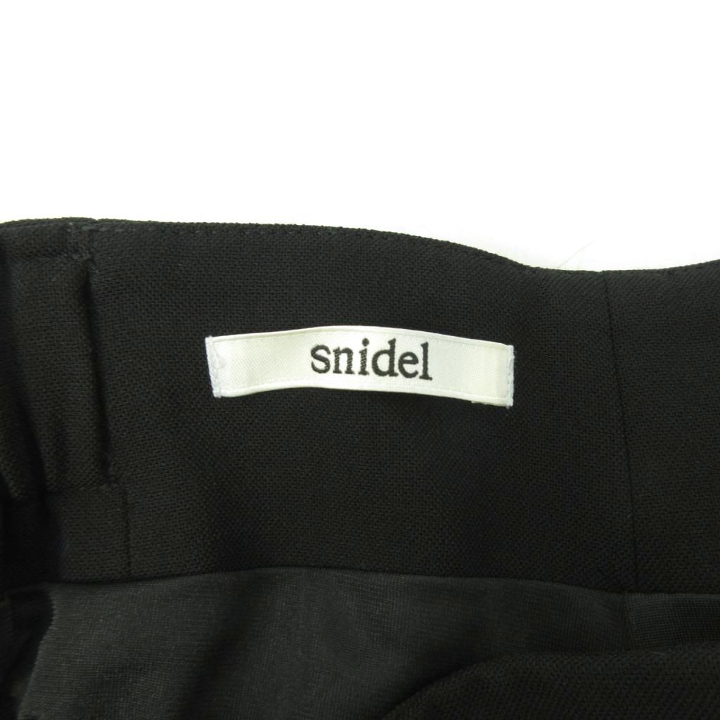 スナイデル SNIDEL フレア スカート ひざ丈 F 黒 ブラック 0921 スナイデル SNIDEL フレア スカート ひざ丈 F 黒 ブラック 0921