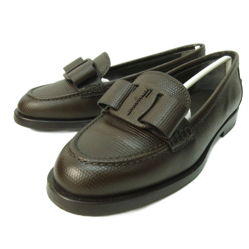 Ferragamo フェラガモ ヴァラリボンローファー 黒 9EE 27㎝ 美品