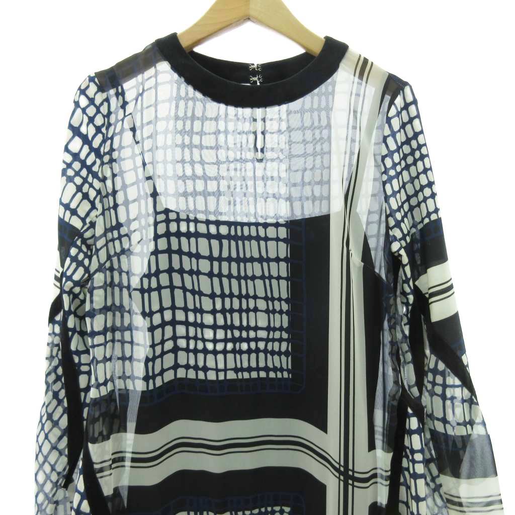 サカイ sacai 美品 プリーツ チェック ワンピース スカート スタッズ  