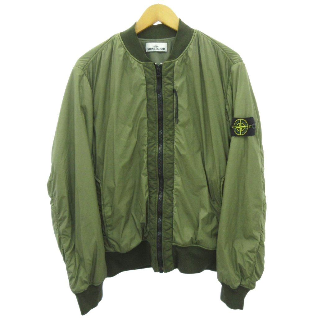 ストーンアイランド STONE ISLAND 美品 ガーメントダイ MA-1 ボンバー