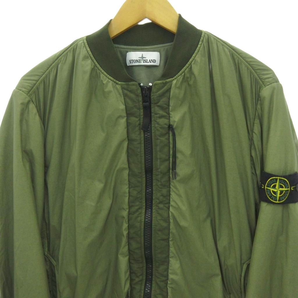 ストーンアイランド STONE ISLAND 美品 ガーメントダイ MA-1 ボンバー 