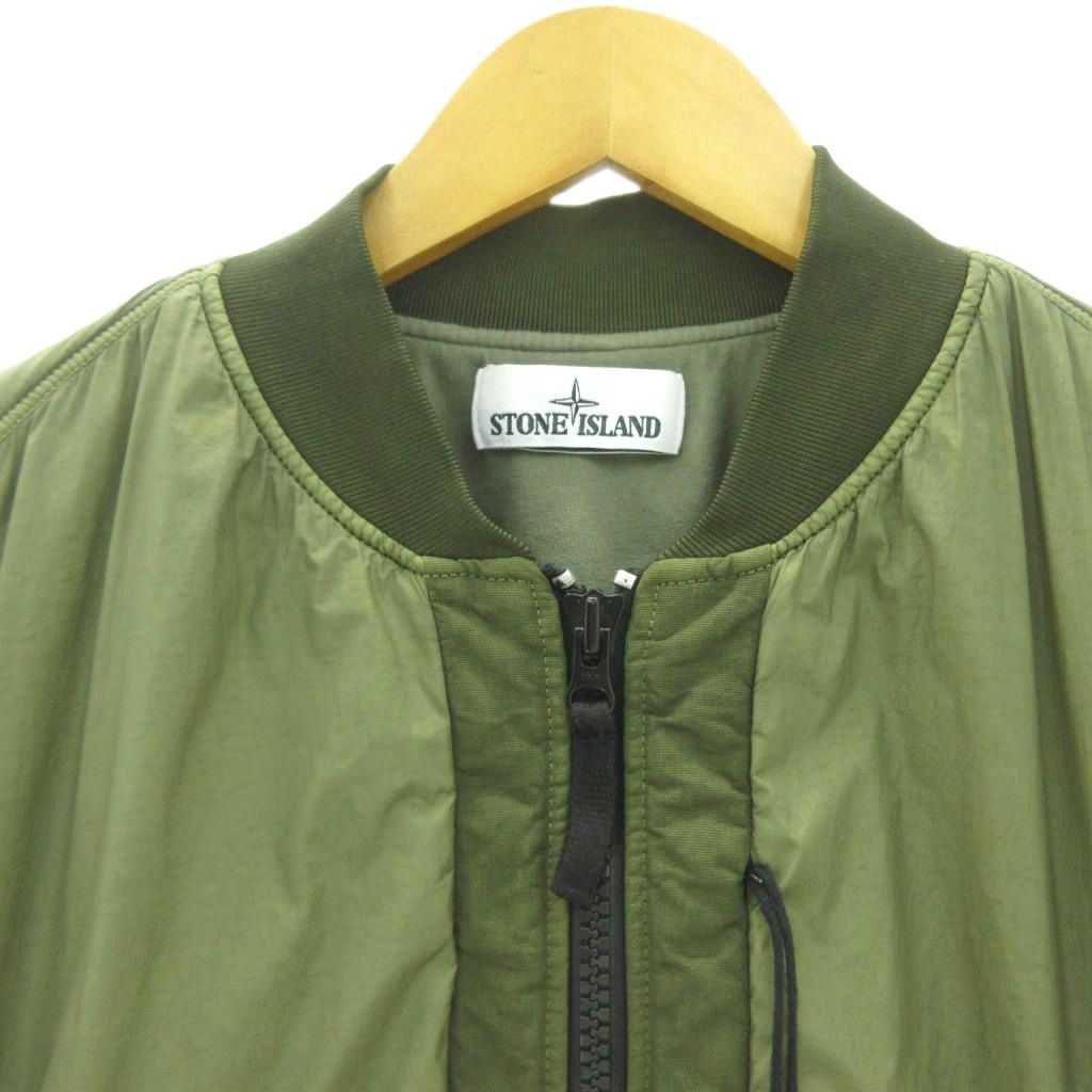 ストーンアイランド STONE ISLAND 美品 ガーメントダイ MA-1 ボンバー