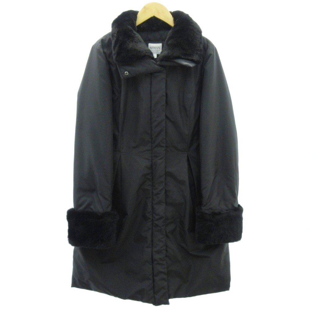 新着アイテム】 ARMANI COLLEZIONI黒ロングダウンコート 【公式通販】