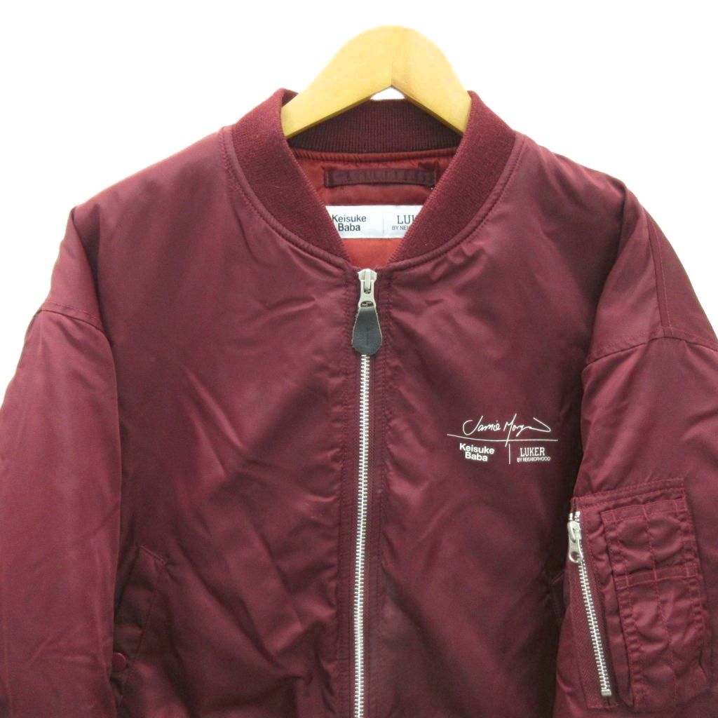 ネイバーフッド NEIGHBORHOOD 25SS MA-1 フライトジャケット バック