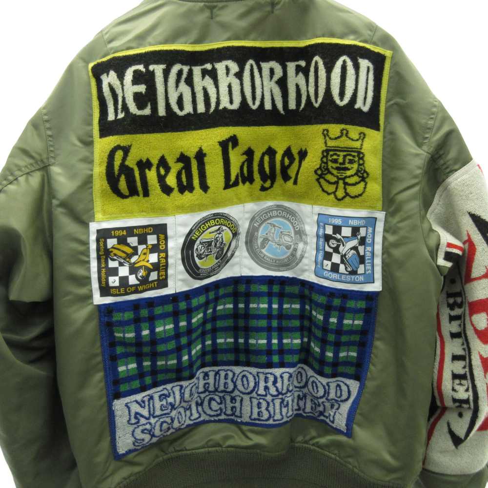 ネイバーフッド NEIGHBORHOOD 25AW MA-1 フライトジャケット 中綿