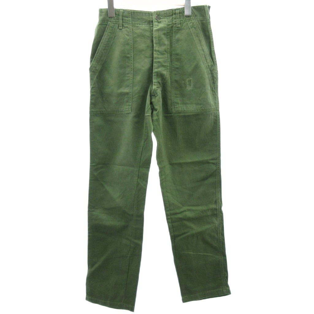 ま*み様 格安　60s サイドアジャスター　ベイカーパンツ　尿素ボタン　ビックサ ヴィンテージ VINTAGE 60s ユーティリティパンツ ベイカー サイド