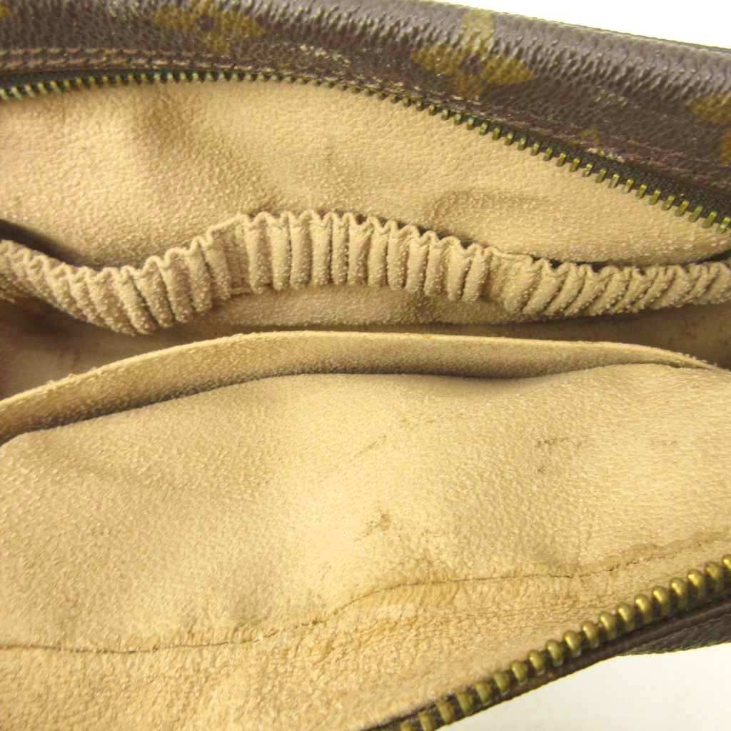 ルイヴィトン LOUIS VUITTON トゥノース・トワレット23 ポーチ モノグラム 総柄 レザー 茶 ブラウン M47524 0406 ☆AA★ レディース