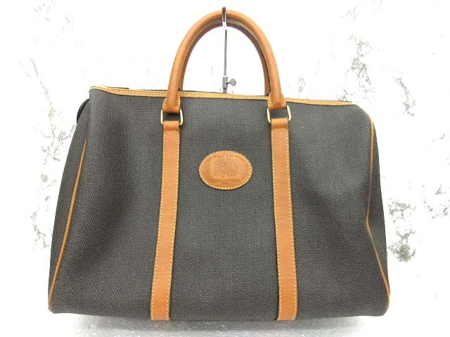 DIDIER LAMARTHE ディディエラマルト ボストンバッグ ミニ 総柄 グレー  