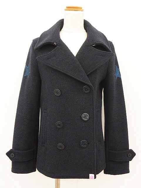 アベイシングエイプ A BATHING APE Pコート ショート丈 ダブル 防寒  