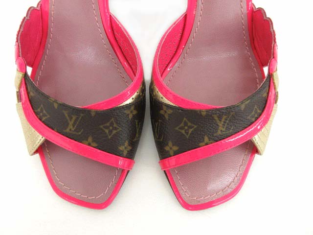 ルイヴィトン LOUIS VUITTON サンダル ミュール モノグラム