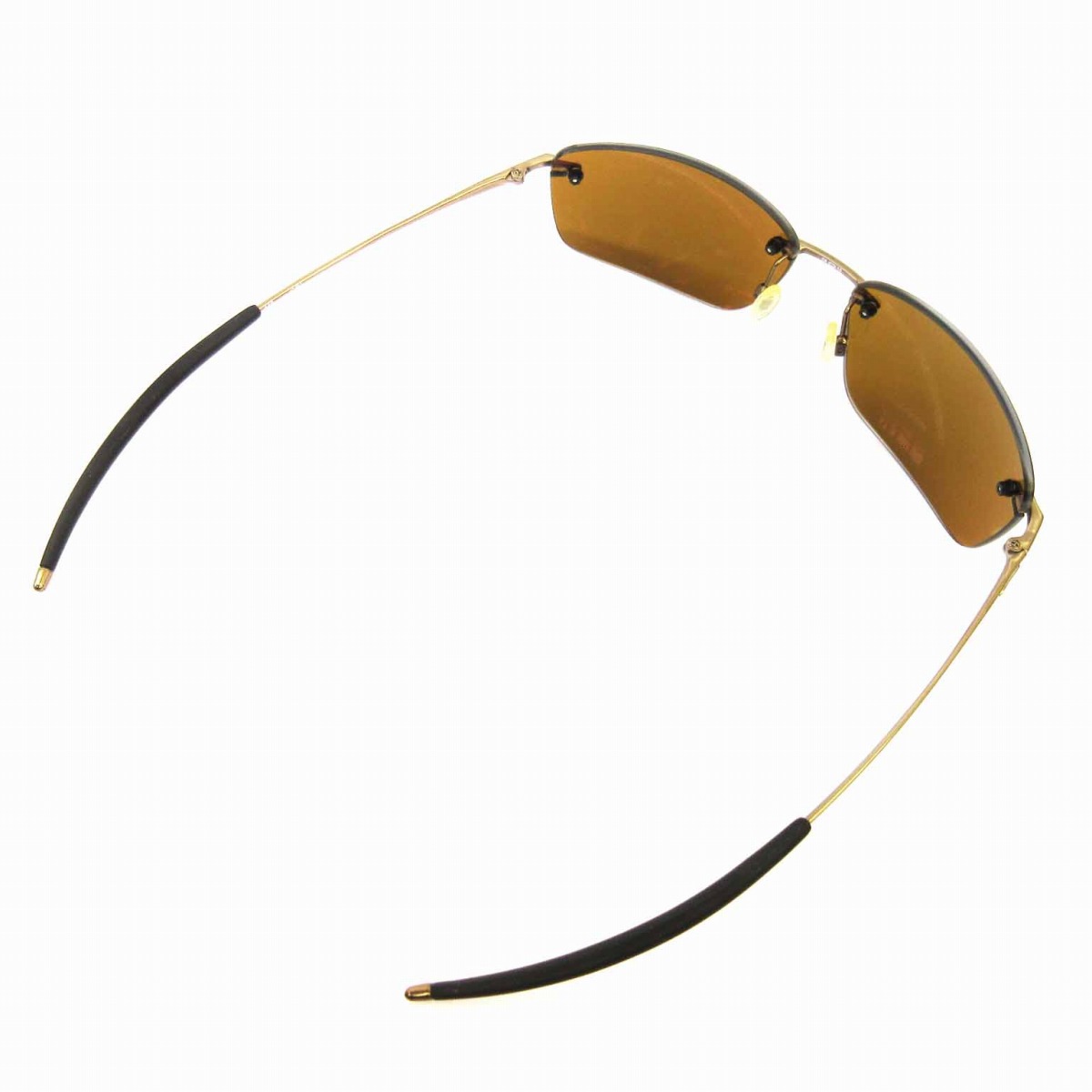 オークリー Oakley メガネ サングラス Nanowire 1 0 偏光レンズ ツーポイント リムレス メタルフレーム ブラウン 0317 メンズ 123 ベクトルパーク