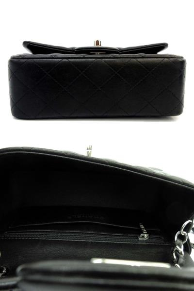 美品　シャネル　マトラッセ　ショルダーバッグ　チャーム　ココマーク　チェーン　黒 CHANEL シャネル マトラッセ ココマーク プッシュロック