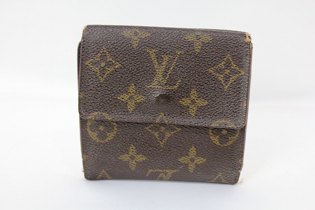 ルイヴィトン LOUIS VUITTON モノグラム 三つ折り 財布 ウォレット W  