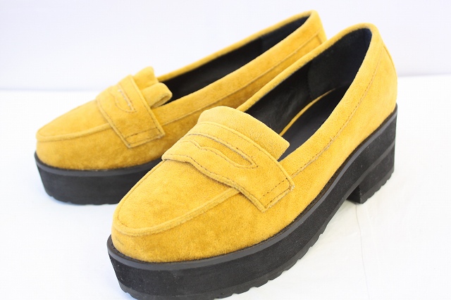 イエローシューズYELLO shoes厚底ローファー