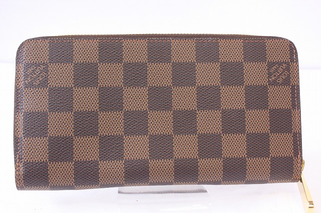 極美品 ルイヴィトン LOUIS VUITTON ダミエ 長財布 ラウンドファスナー 