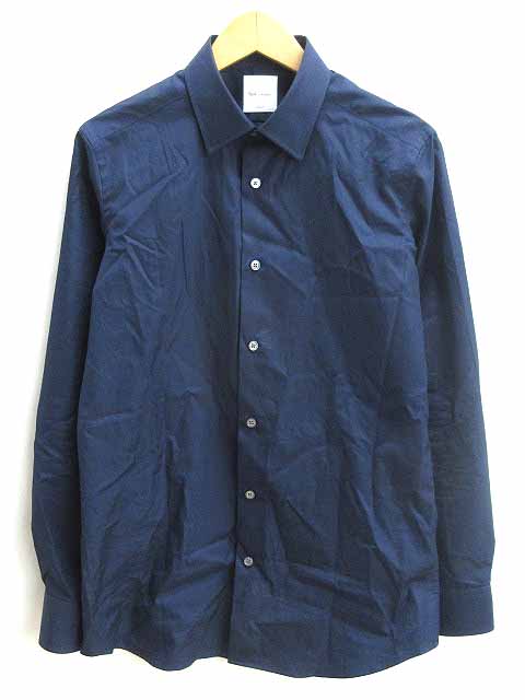ポールスミス Paul Smith シャツ ドレスシャツ 長袖 コットン 100 無地 ネイビー 紺 M メンズ 126 ベクトルパーク ポールスミス Paul Smith シャツ ドレスシャツ 長袖 コットン 100 無地 ネイビー 紺 M メンズ 126 ベクトルパーク
