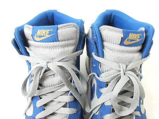 ！13日までの出品！Nike スニーカー グレー/ブルー NIKE AIR JORDAN 1 MID SE GS 