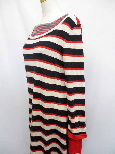 MARC BY MARC JACOBS - マークバイマークジェイコブス 長袖 Vネック ニット ワンピース XS ブラック MARC BY MARC  JACOBS 透かし編み レディースの通販 by 古着屋BIG2nd's shop｜マークバイマークジェイコブスならラクマ マークジェイコブス⭐︎ニットワンピース