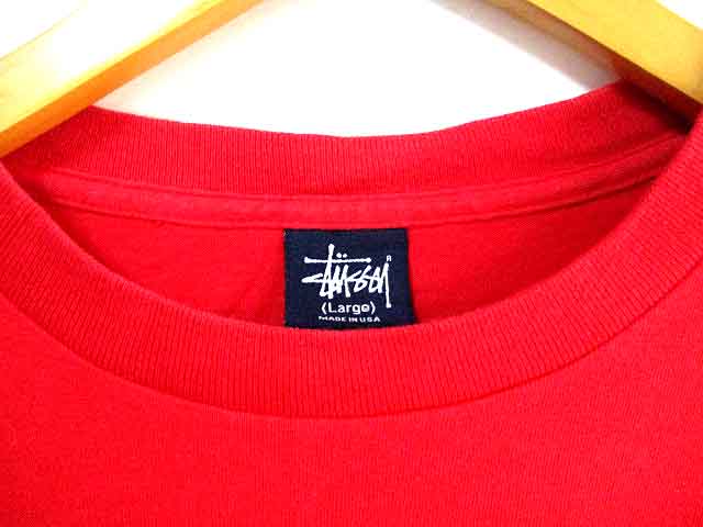 749【人気Lサイズ】ステューシー♤ビッグロゴ　ラグラン　長袖ロンT 希少　美品 STUSSY ステューシー【STUSSY】2992600 BASIC LS TEE ロンT