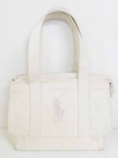 ポロ ラルフローレン Polo Ralph Lauren トートバッグ 対応 キャンバス ショルダーバッグ ベージュ メンズ レディース 126 ベクトルパーク