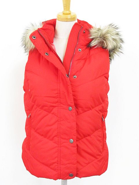 ギャップ Gap ダウン ベスト ジャケット フード 赤 Xs レディース 126 ベクトルパーク ギャップ Gap ダウン ベスト ジャケット フード 赤 Xs レディース 126 ベクトルパーク