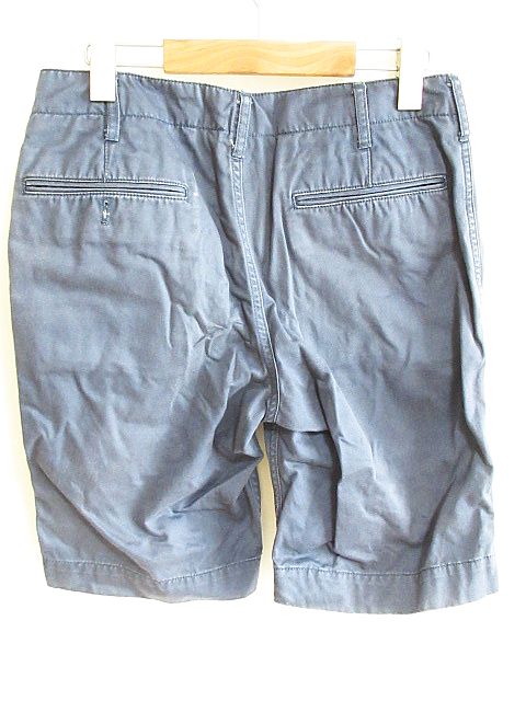 無印良品 良品計画 ハーフ ショートパンツ 無地 ポケット 紺 S メンズ 126 ベクトルパーク