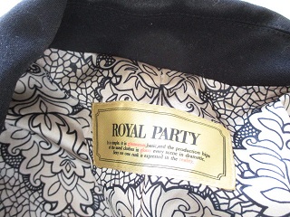 ロイヤルパーティー Royal Party ジャケット テーラード シングルボタン フォーマル 結婚式 パーティー 無地 黒 36 レディース 126 ベクトルパーク