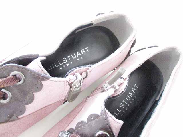 ジルスチュアートニューヨーク Jill Stuart Newyork ドレスシューズ パンプス ローファー スエード ピンク 茶 キッズ 21 0 キッズ 126 ベクトルパーク