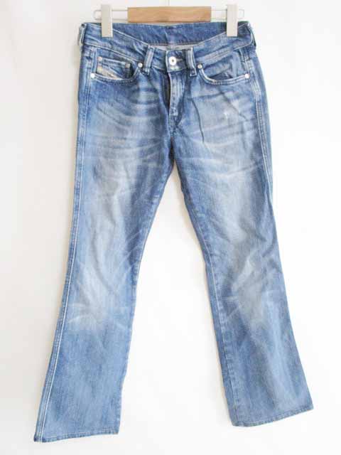ディーゼル Diesel デニム パンツ ストレート コットン 青 27インチ レディース 126 ベクトルパーク
