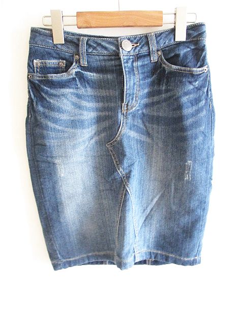 セシルマクビー Cecil Mcbee デニム スカート 膝丈 インディゴ M レディース 126 ベクトルパーク
