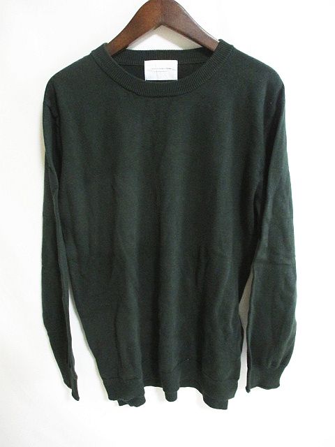 アーバンリサーチ Urban Research 丸首 ニット カットソー 長袖 モスグリーン 40 メンズ 126 ベクトルパーク アーバンリサーチ Urban Research 丸首 ニット カットソー 長袖 モスグリーン 40 メンズ 126 ベクトルパーク