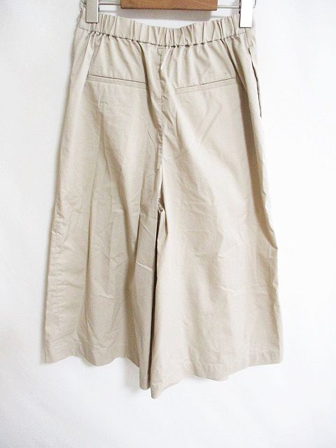 ユニクロ Uniqlo ガウチョ パンツ ラップ ベージュ S レディース 126 ベクトルパーク