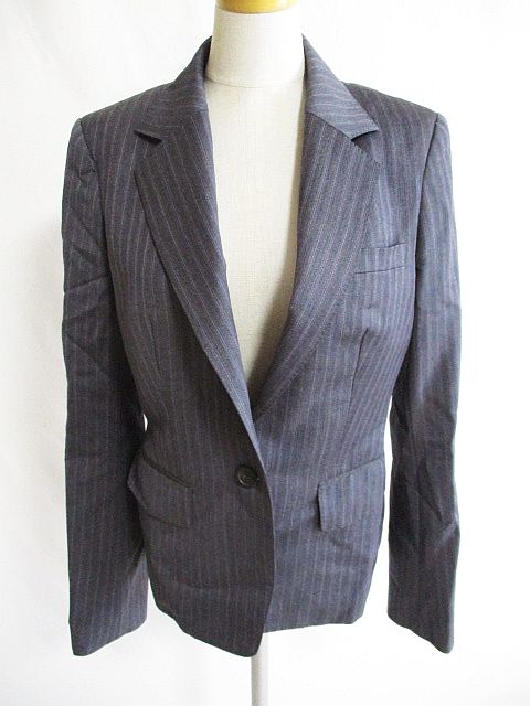 アンタイトル Untitled ストライプ スーツ パンツ セットアップ グレー 2 レディース 126 ベクトルパーク