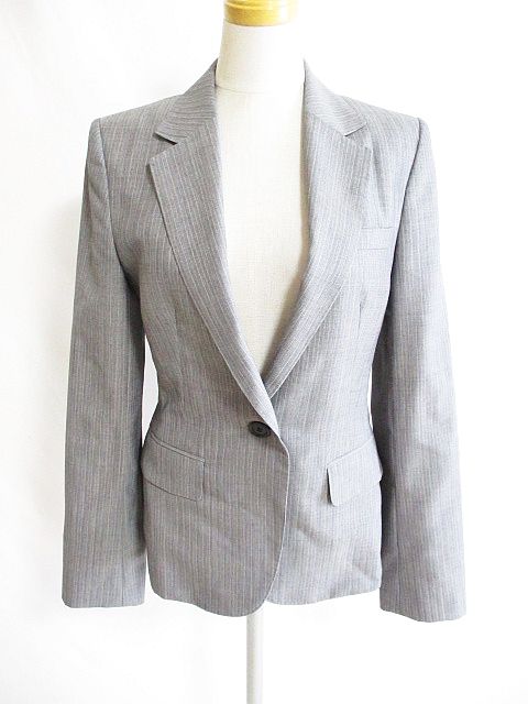 アンタイトル Untitled ストライプ パンツスーツ セットアップ ライトグレー 1 2 レディース 126 ベクトルパーク