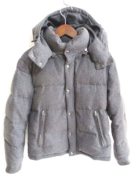 フリークスストア Freaks Store ダウンジャケット 中綿 フード付き 毛 グレー M メンズ 126 ベクトルパーク