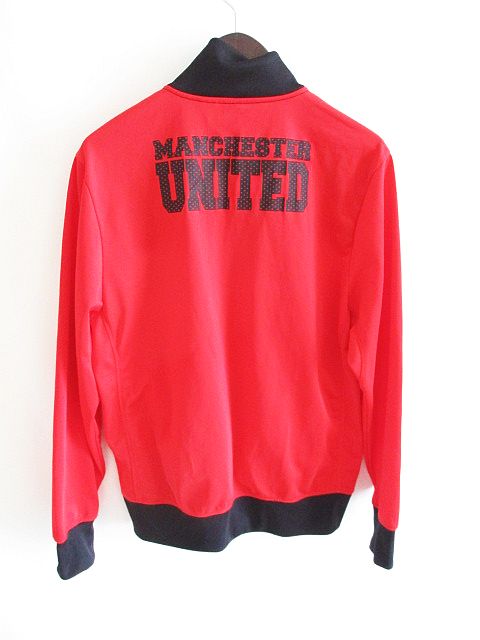 マンチェスターユナイテッド パーカー ジャージ 赤 黒 M レディース 126 ベクトルパーク