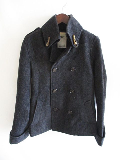 Resume Anthem Pコート ショート ウール グレーs メンズ 126 ベクトルパーク