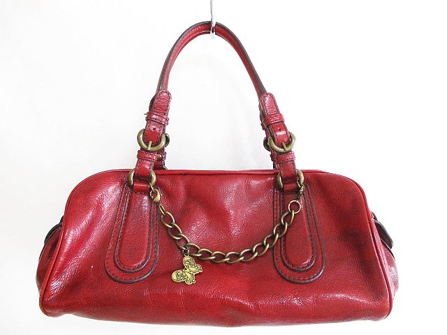 アナスイ Anna Sui 肩掛け トートバッグ 鞄 チャーム 赤 レディース 126 ベクトルパーク