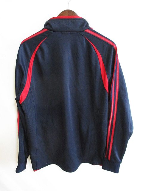 アディダス adidas ジャージ ジャケット スリーライン ネイビー