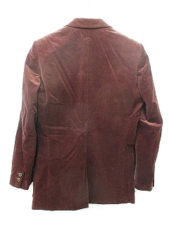 エルメス Hermes ジャケット テーラード シングル 2釦 ベンツ コーデュロイ ブラウン 赤茶 46 メンズ 135 ベクトルパーク