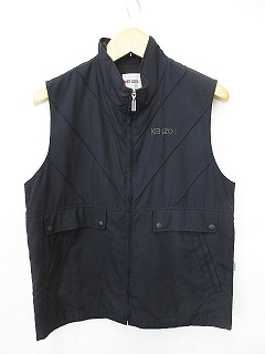ケンゾー KENZO GOLF ベスト スポーツ ゴルフ スタンド襟 ジップアップ 