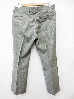 パーフェクトスーツファクトリー P S Fa スラックス ストレートパンツ ロング ストレッチ 千鳥柄 黒 白 ブラック ホワイト 3l レディース 135 ベクトルパーク