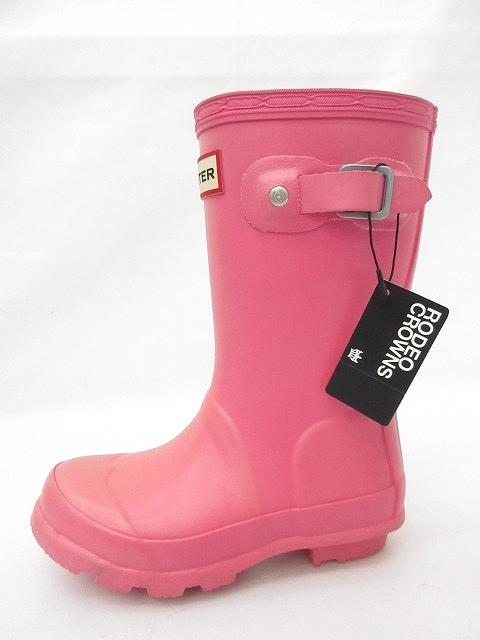 未使用品 ハンター HUNTER レインブーツ 長袖 スノーブーツ 反射板